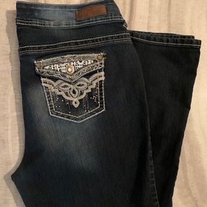 Wallflower Size 20 Bootcut Dark Wash Jeans